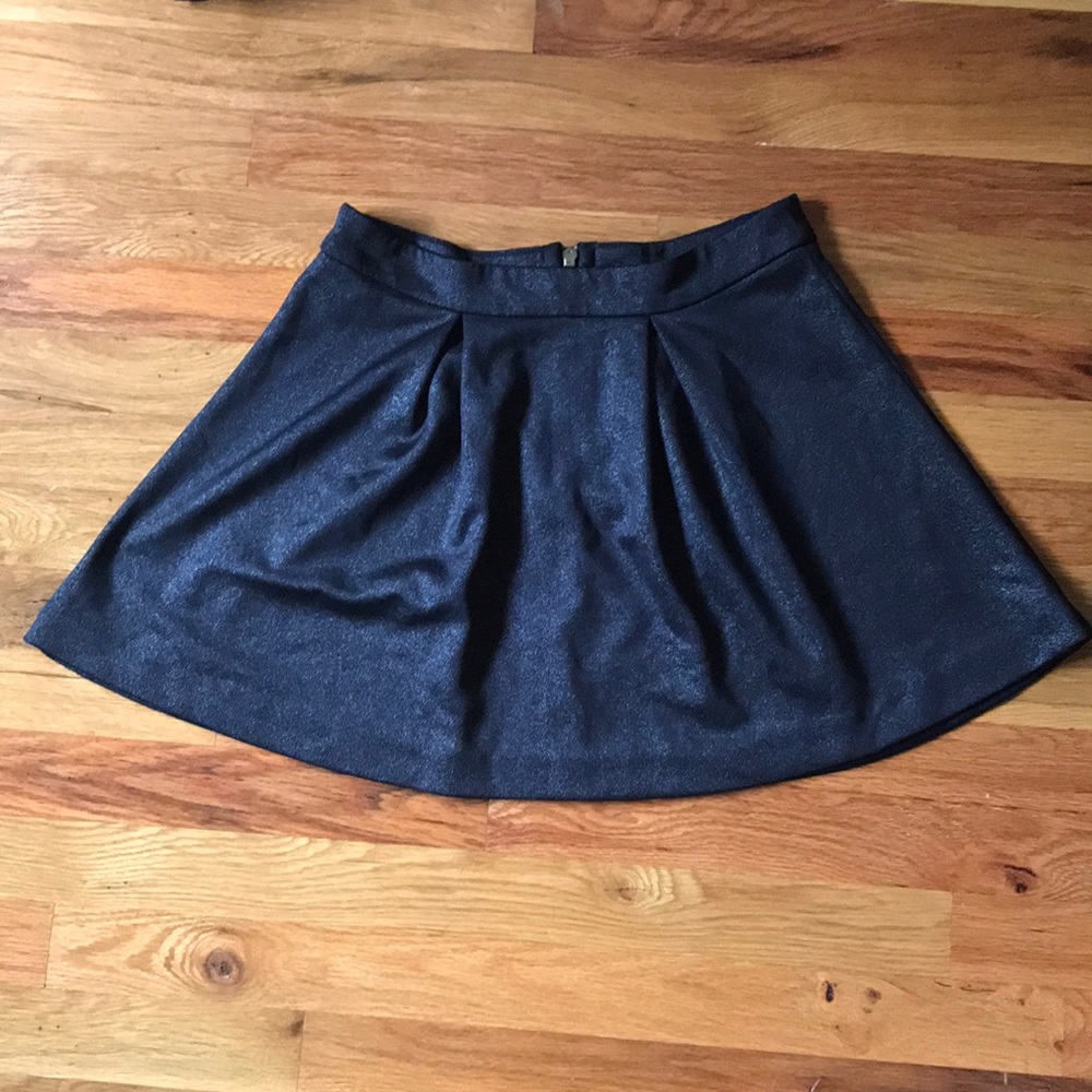 Black glitter circle skater skirt size medium